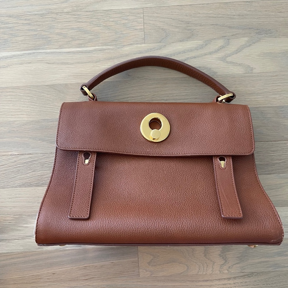 Saint Laurent Muse Two Small - Congac Brown